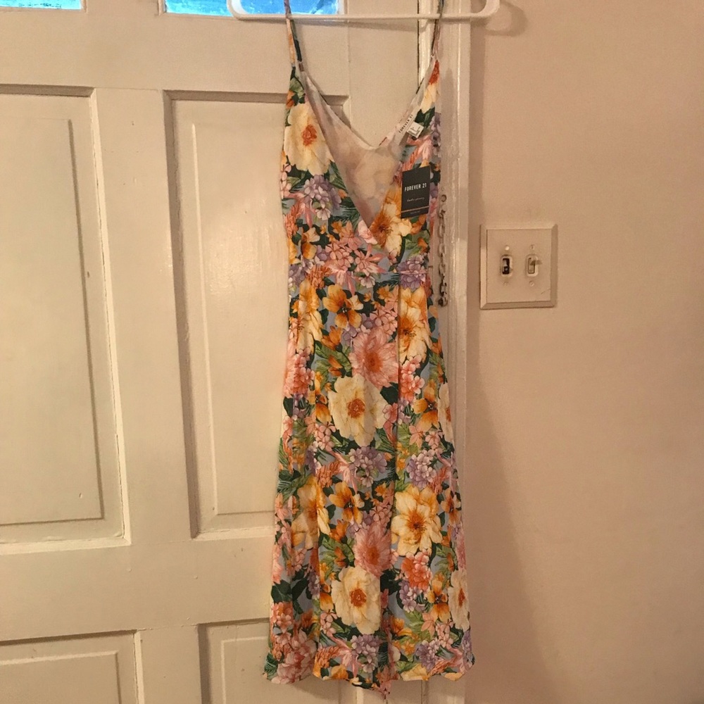Floral Wrap Dress